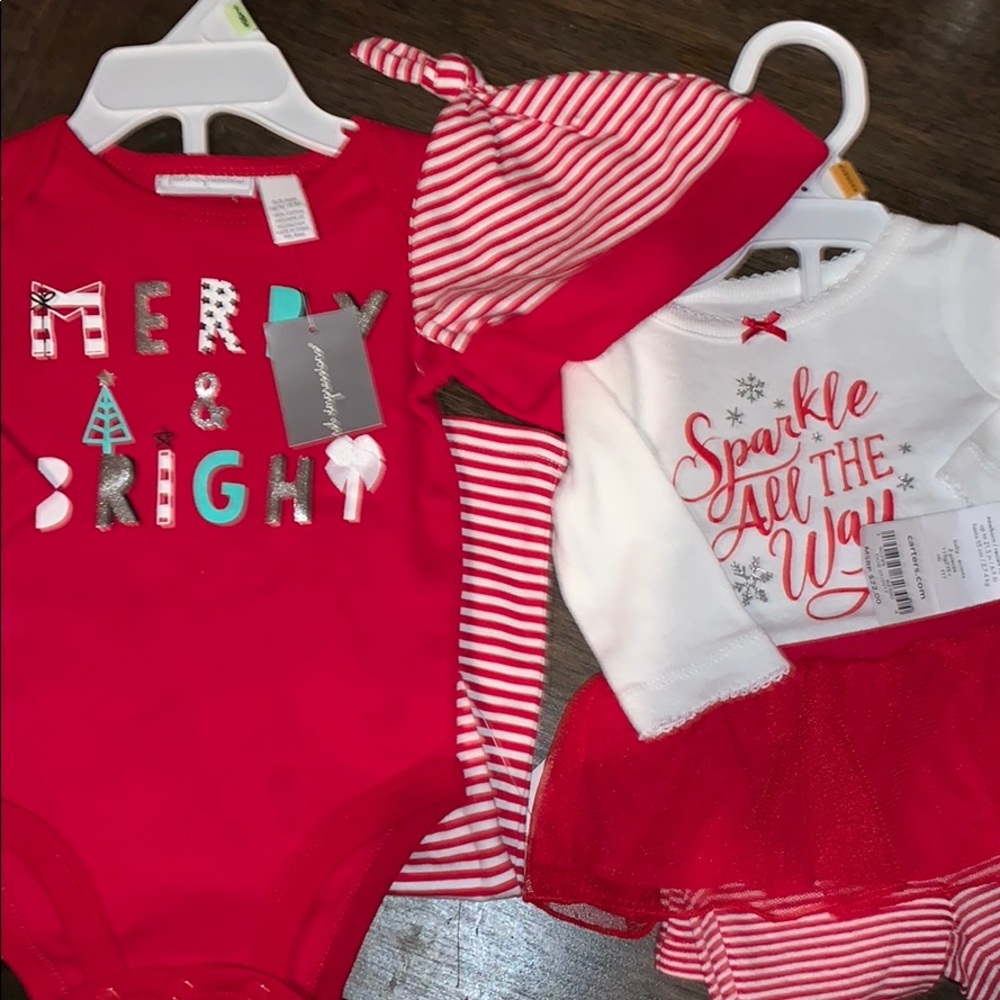 Two NWT Christmas outfits